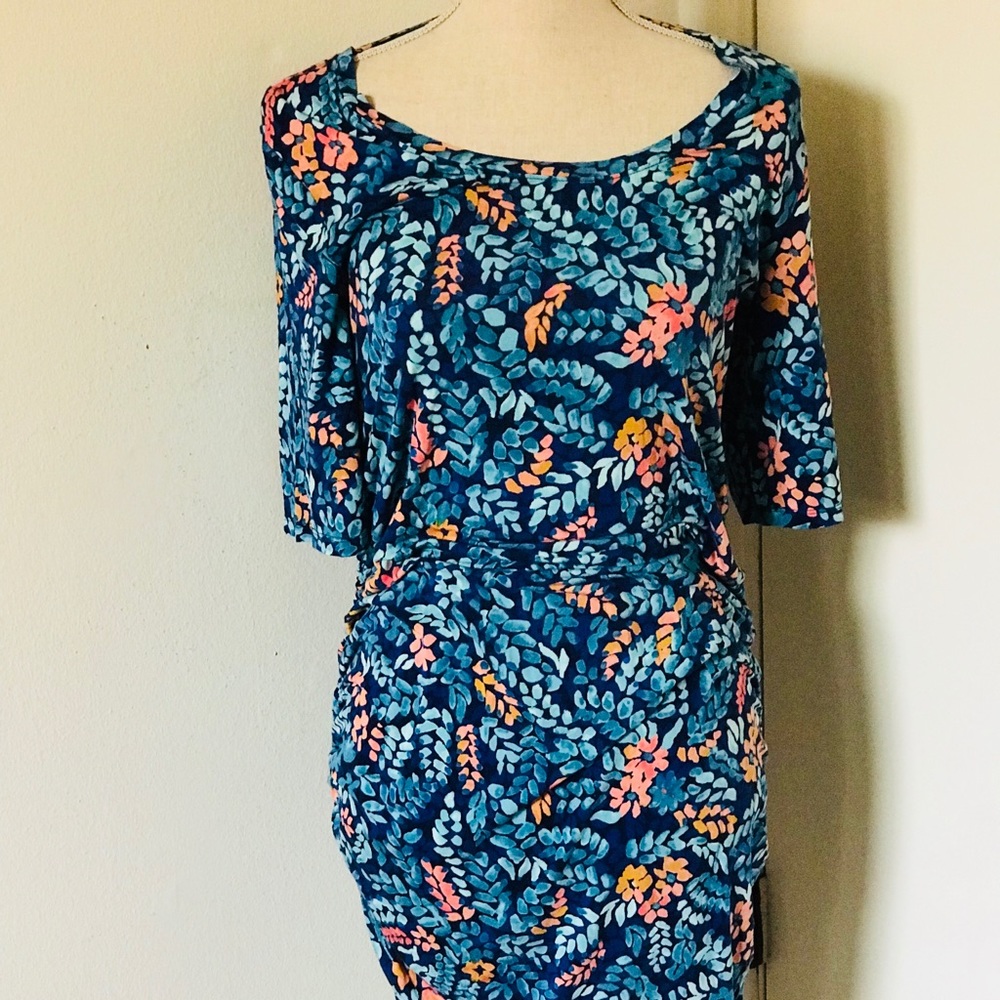 Motherhood Side Ruched Maternity Dress